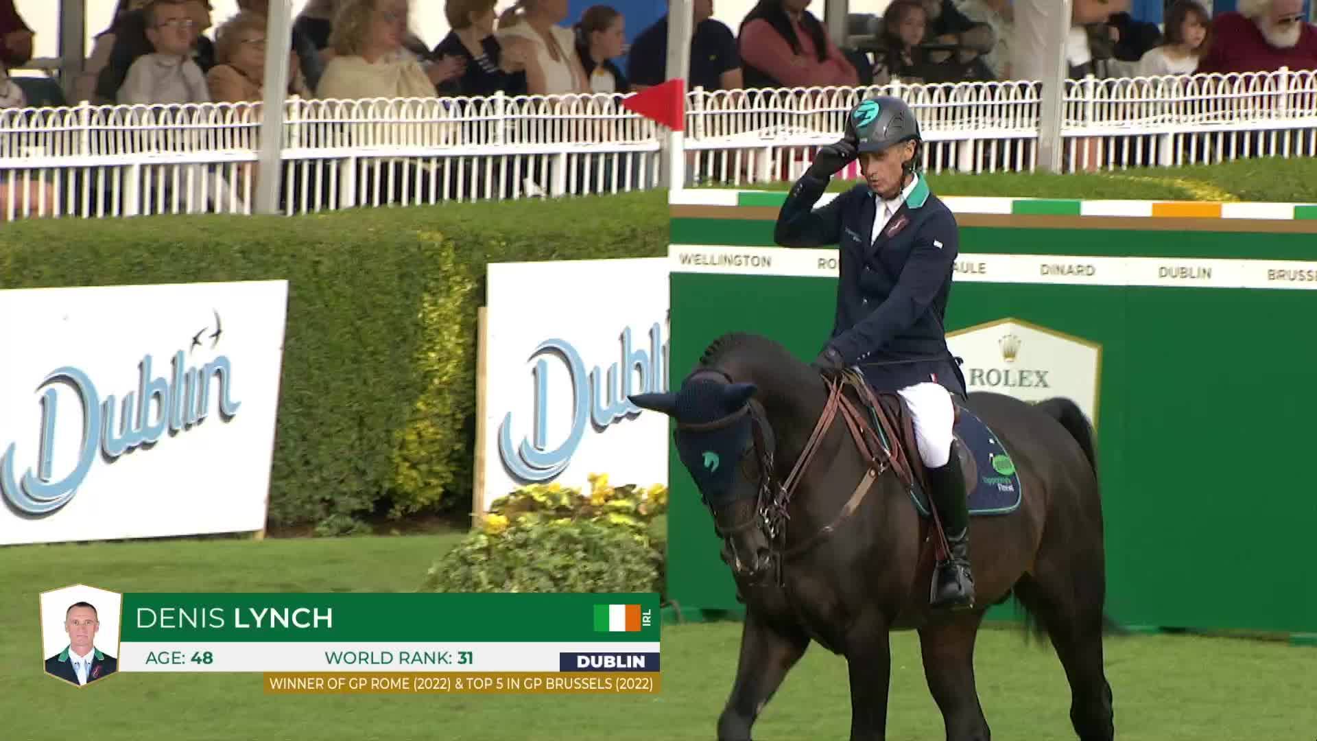 Jason Foley avec Cute Face - Dublin Horse Show 2025 - Manche 1
