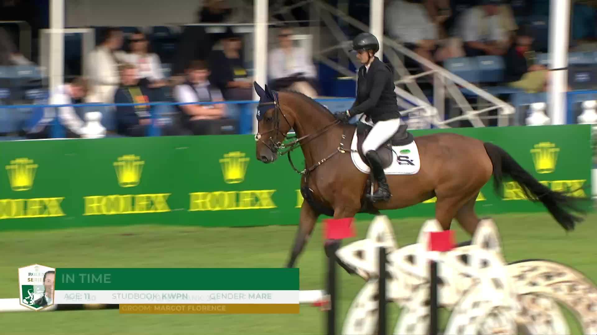 Richard Vogel avec Cloudio - Dublin Horse Show 2025 - Manche 1