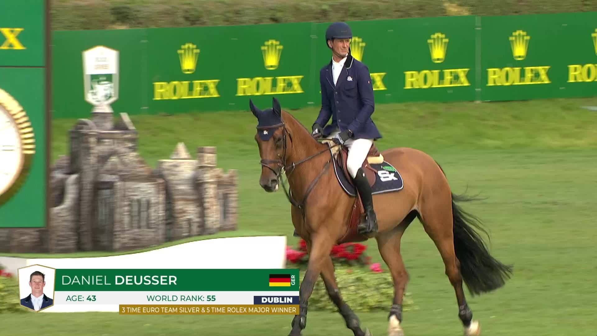 Daniel Deusser avec Killer Queen Vdm - Dublin Horse Show 2024 - Manche 2