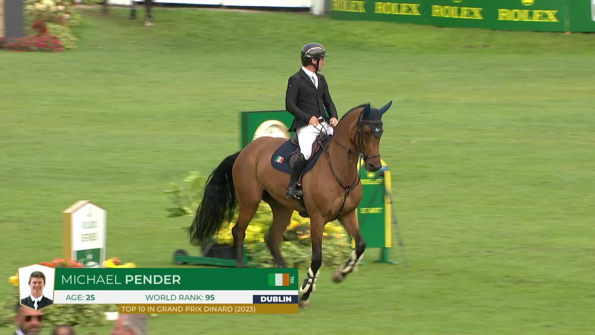 Michael Pender avec Hhs Los Angeles - Dublin Horse Show 2024 - Manche 2