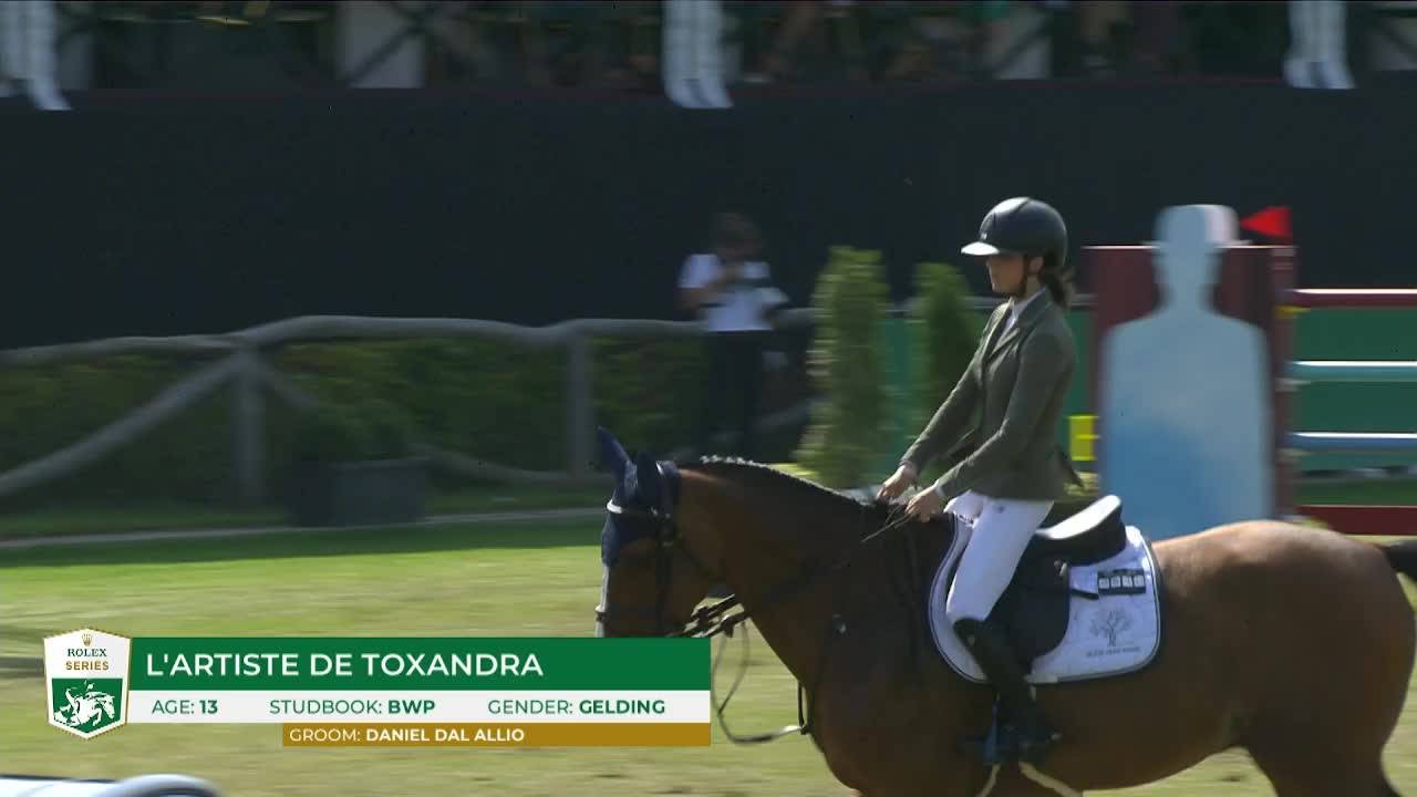 Ioli Mytilinaiou avec L'Artiste de Toxandra - Brussels Stephex Masters 2024 - Manche 1