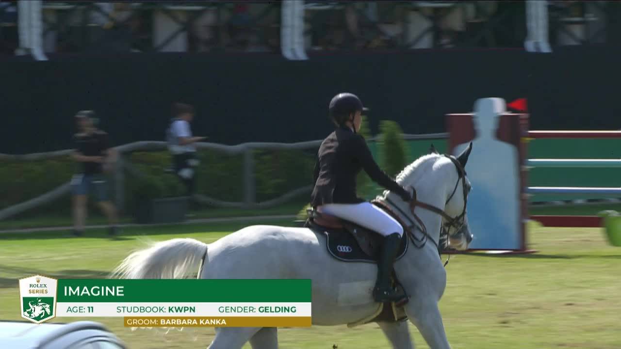 Kim Emmen avec Imagine - Brussels Stephex Masters 2024 - Manche 1