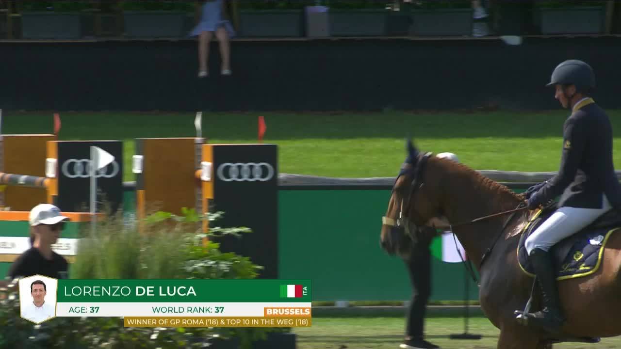 Lorenzo De Luca avec Denver de Talma - Brussels Stephex Masters 2024 - Manche 1