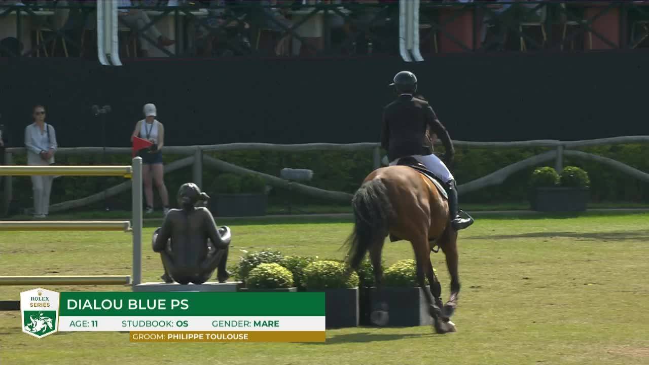 Kevin Staut avec Dialou Blue Ps - Brussels Stephex Masters 2024 - Manche 1