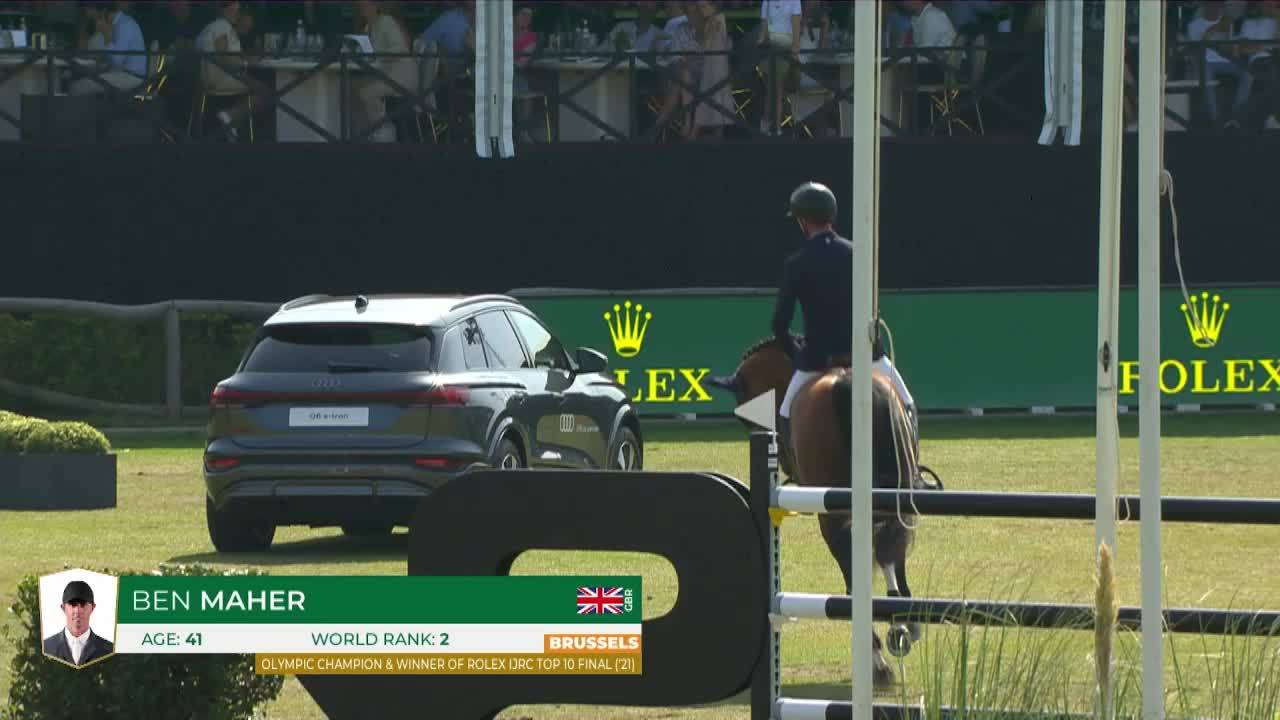 Ben Maher avec Point Break - Brussels Stephex Masters 2024 - Manche 1