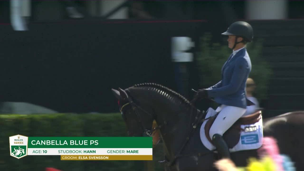 Emma Emanuelsson avec Canbella Blue Ps - Brussels Stephex Masters 2024 - Manche 1