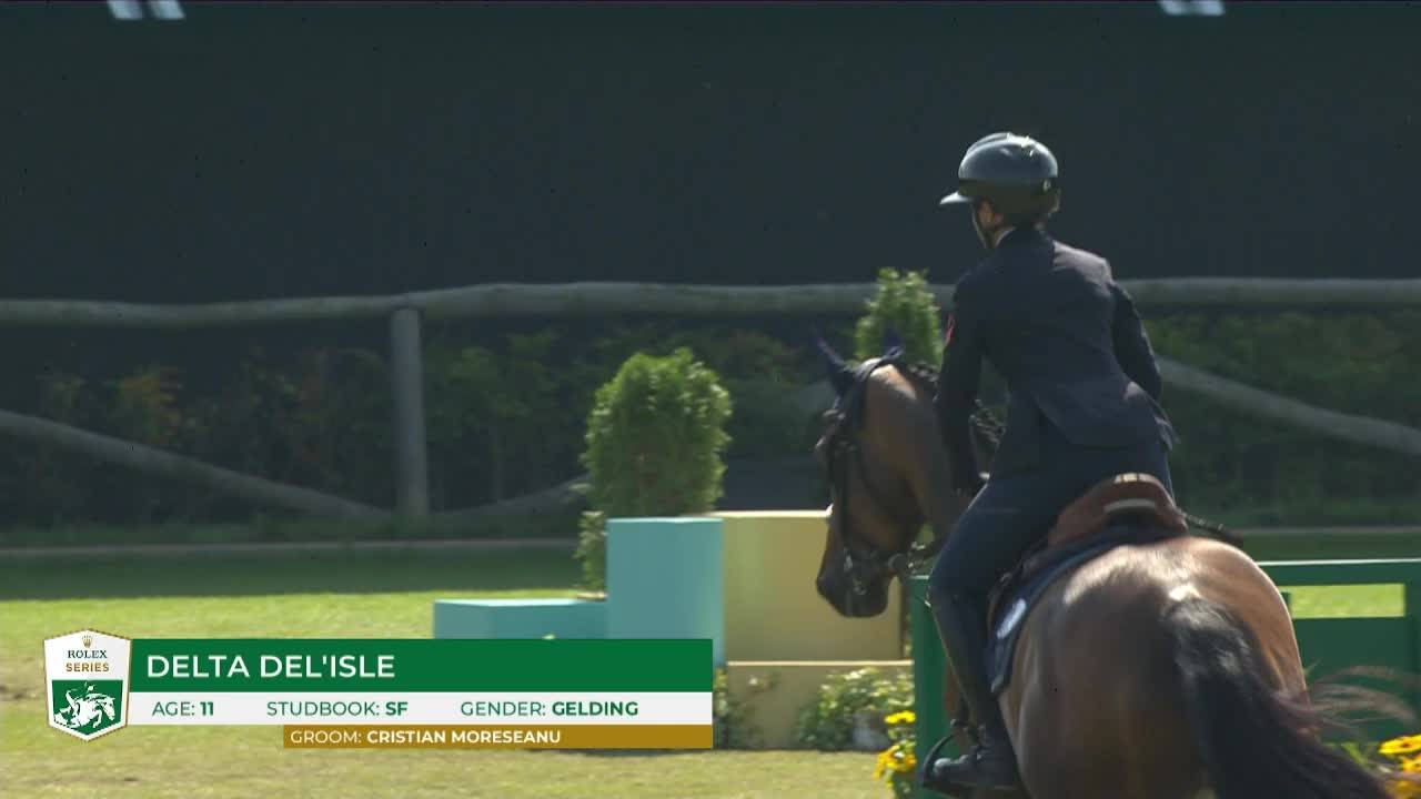 Giulia Martinengo Marquet avec Delta Del'isle - Brussels Stephex Masters 2024 - Manche 1