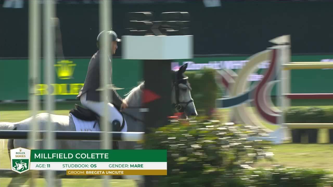 Donald Whitaker avec Millfield Colette - Brussels Stephex Masters 2024 - Manche 1