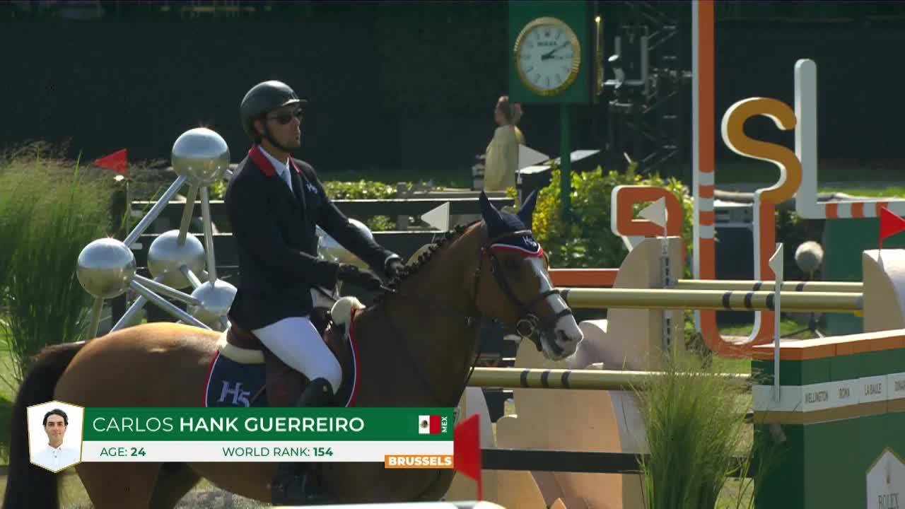 Carlos Hank Guerreiro avec H5 Porthos Maestro Wh Z - Brussels Stephex Masters 2024 - Manche 1