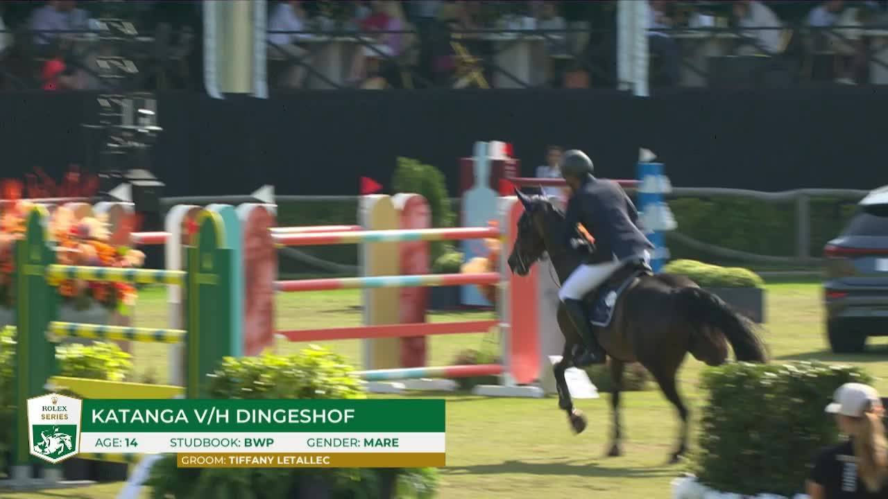 Nicola Philippaerts avec Katanga V/h Dingeshof - Brussels Stephex Masters 2024 - Manche 1