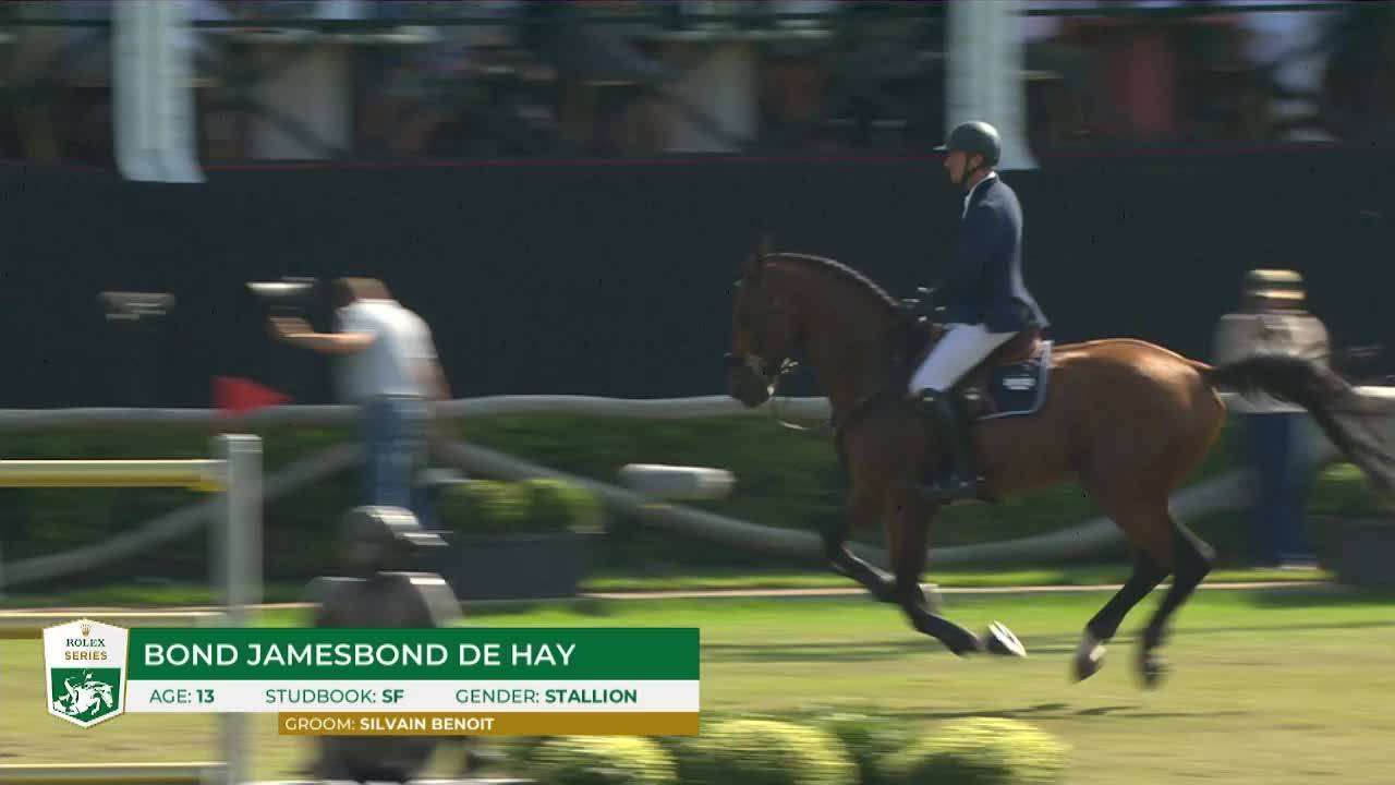 Gregory Wathelet avec Bond Jamesbond de Hay - Brussels Stephex Masters 2024 - Manche 1