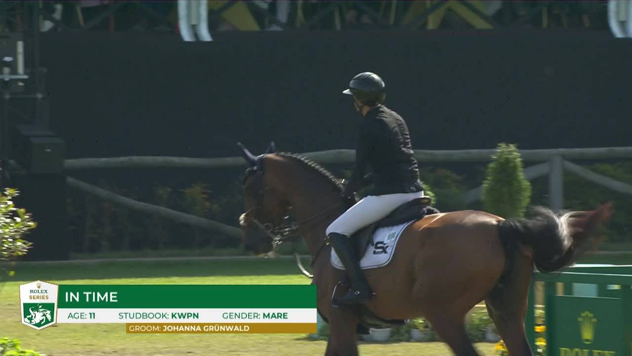 Kendra Claricia Brinkop avec In Time - Brussels Stephex Masters 2024 - Manche 1