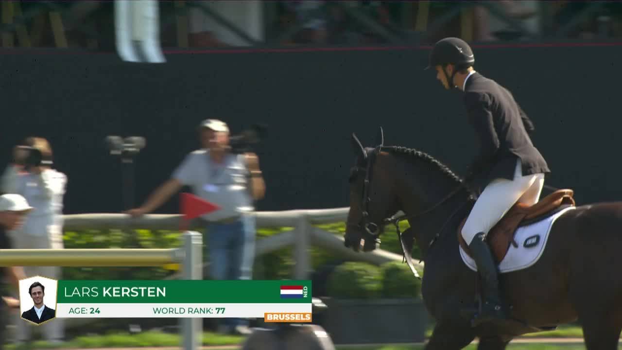 Lars Kersten avec Funky Fred Marienshof Z - Brussels Stephex Masters 2024 - Manche 1