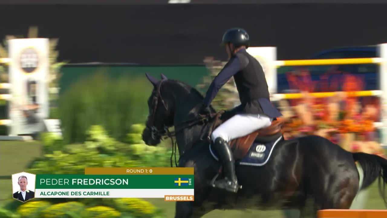 Peder Fredricson avec Alcapone des Carmille - Brussels Stephex Masters 2024 - Manche 2