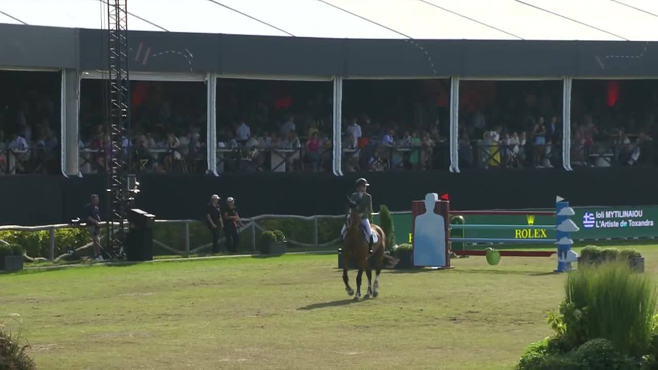 Ioli Mytilinaiou avec L'Artiste de Toxandra - Brussels Stephex Masters 2024 - Manche 2