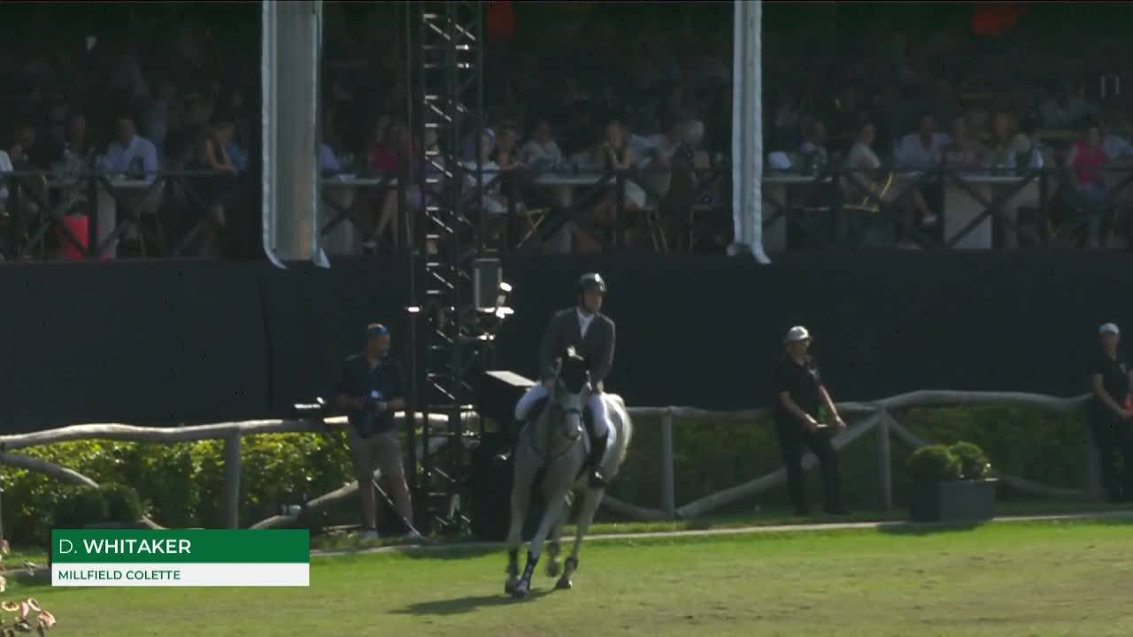 Donald Whitaker avec Millfield Colette - Brussels Stephex Masters 2024 - Manche 2