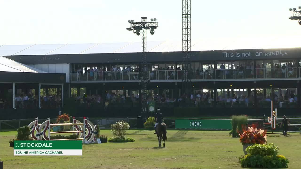 Joseph Stockdale avec Equine America Cacharel - Brussels Stephex Masters 2024 - Manche 2