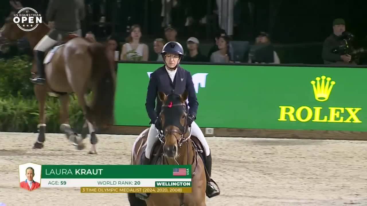 Laura Kraut avec Bisquetta - CSI 5* Wellington 2025 - Barrage
