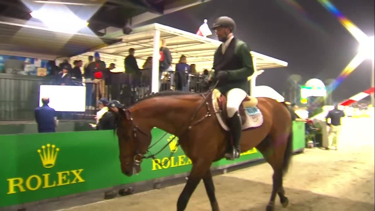 Jordan Coyle avec Chaccolino - CSI 5* Wellington 2025 - Manche 1
