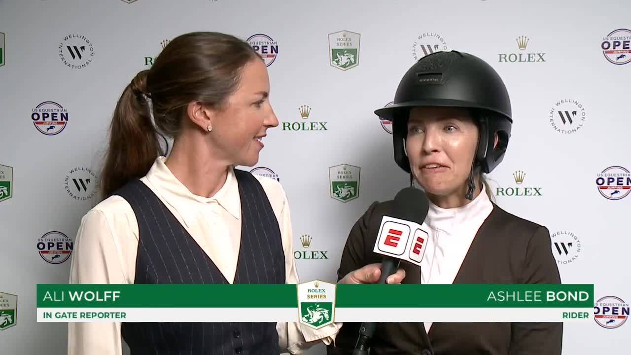 Nina Mallevaey avec Nikka Vd Bisschop - CSI 5* Wellington 2025 - Manche 1