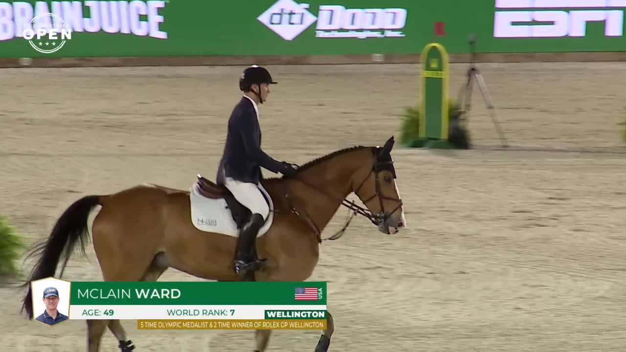 Mclain Ward avec Ilex - CSI 5* Wellington 2025 - Manche 1
