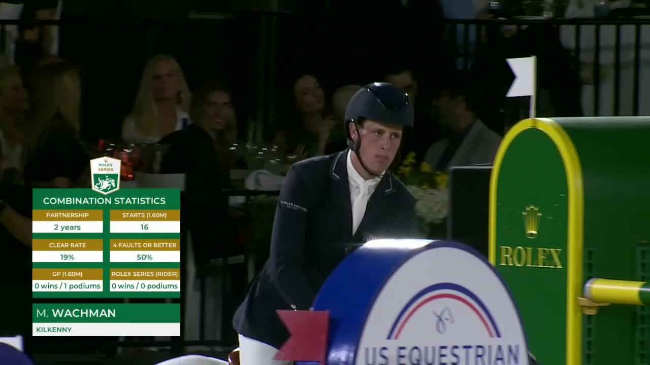 Max Wachman avec Kilkenny - CSI 5* Wellington 2025 - Manche 1
