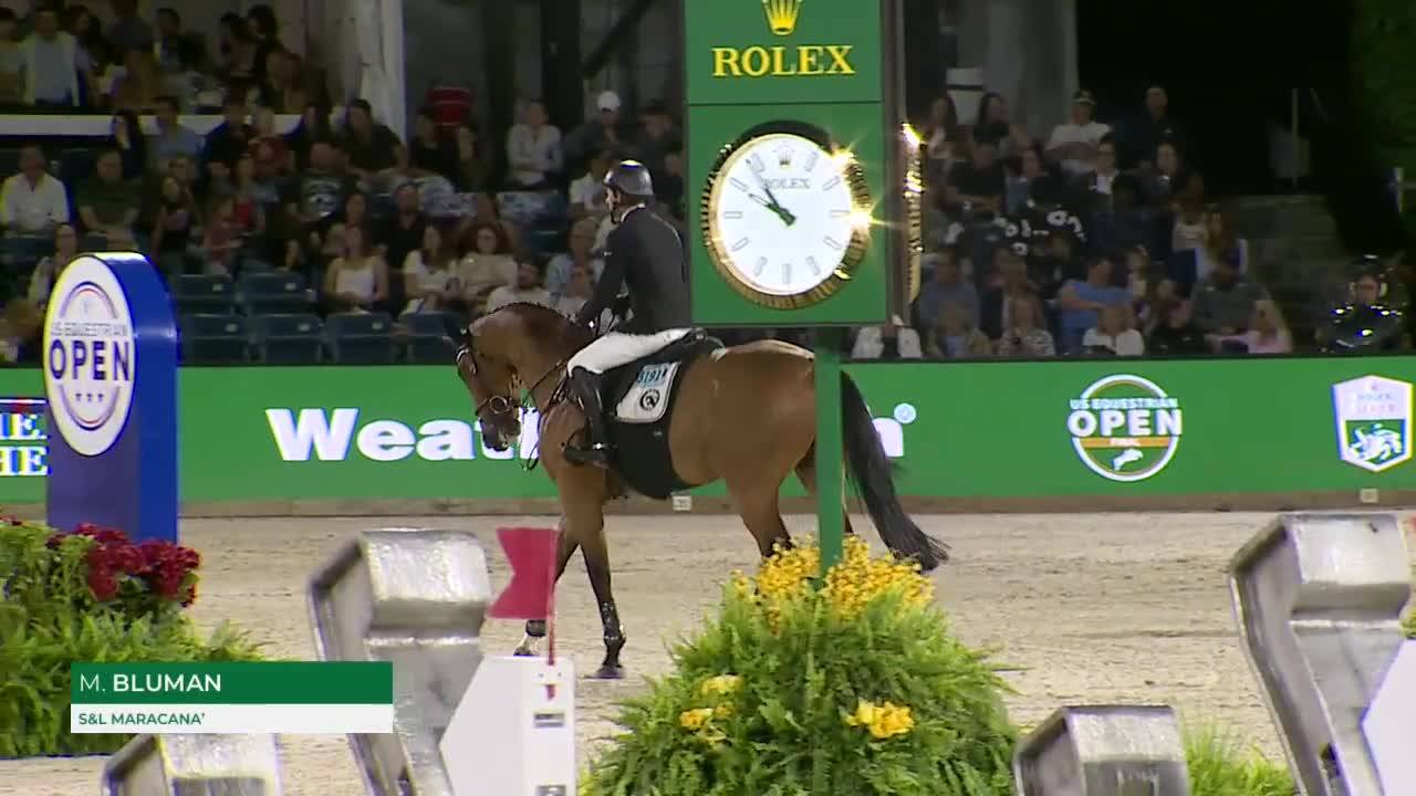 Mark Bluman avec S&l Maracana’ - CSI 5* Wellington 2025 - Manche 1