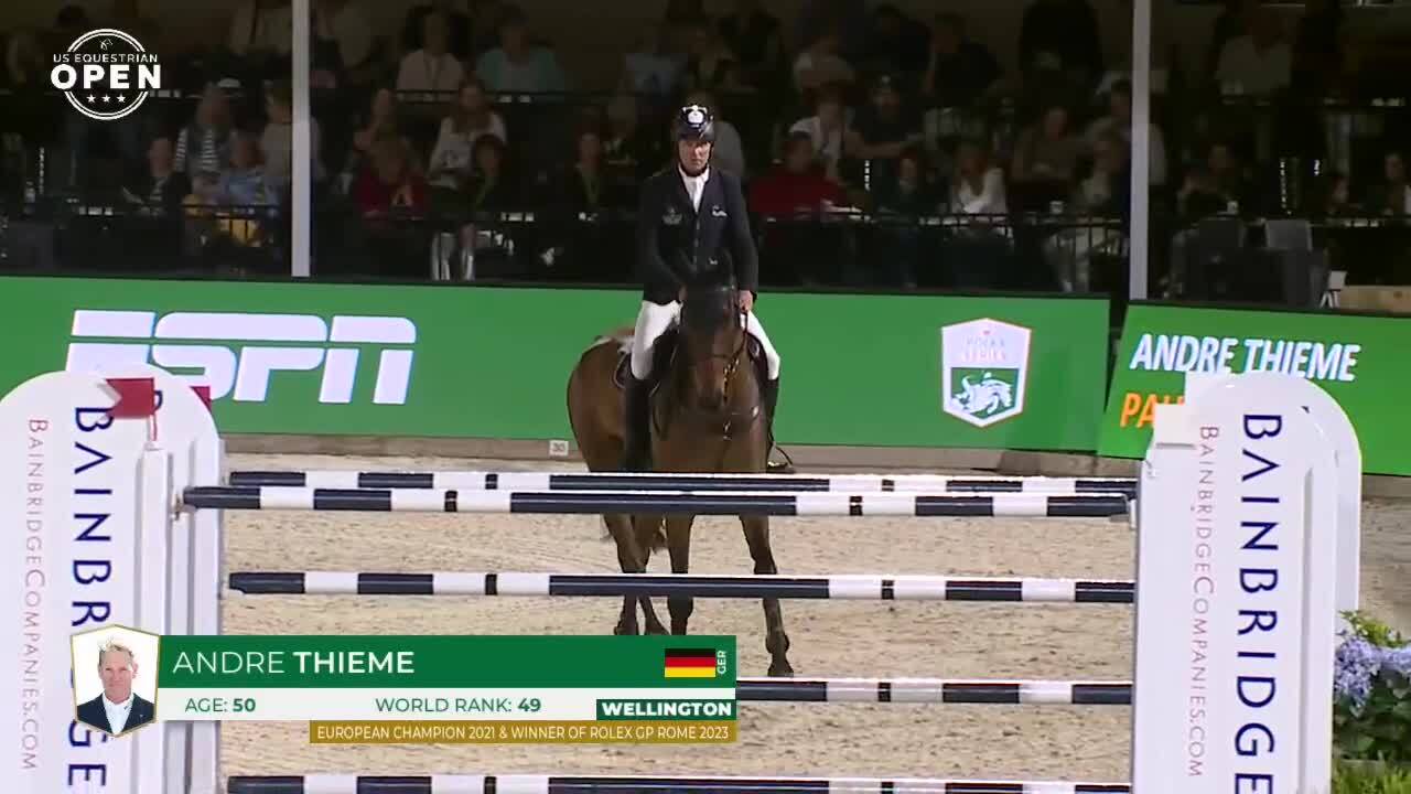 Andre Thieme avec Paule S - CSI 5* Wellington 2025 - Manche 1