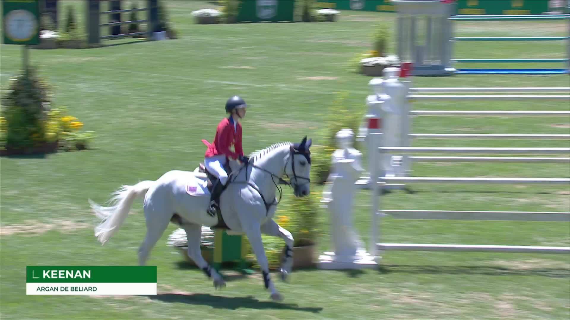 Lillie Keenan avec Argan de Beliard - CSIO 5* Rome 2025 - Manche 1