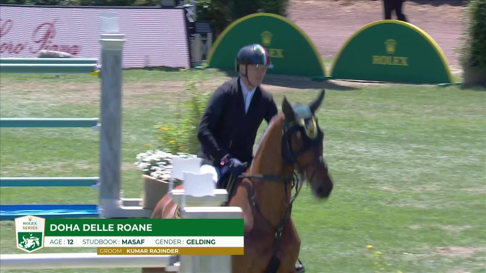 Fabio Brotto avec Doha Delle Roane - CSIO 5* Rome 2025 - Manche 1