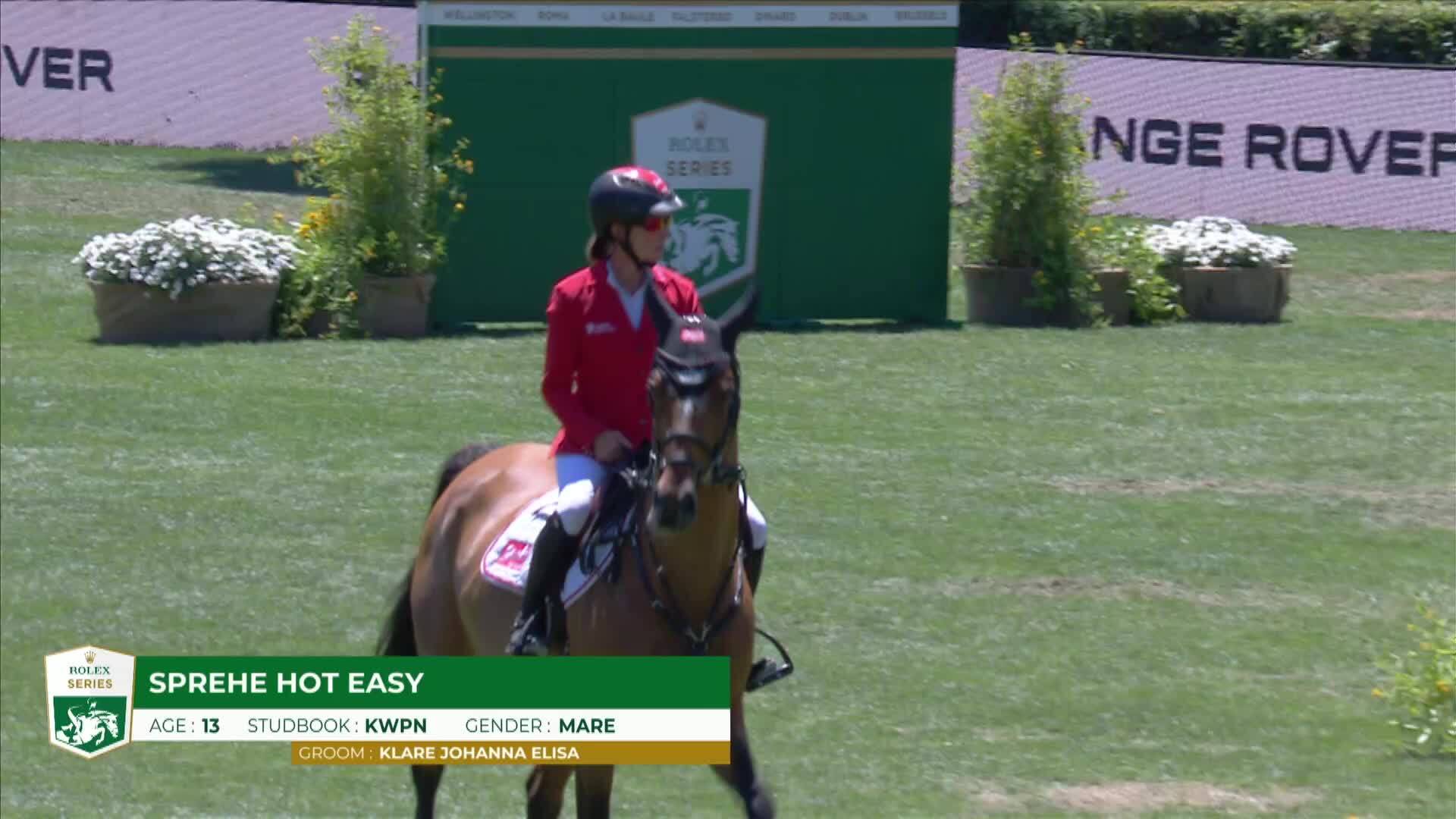 Jörne Sprehe avec Sprehe Hot Easy - CSIO 5* Rome 2025 - Manche 1