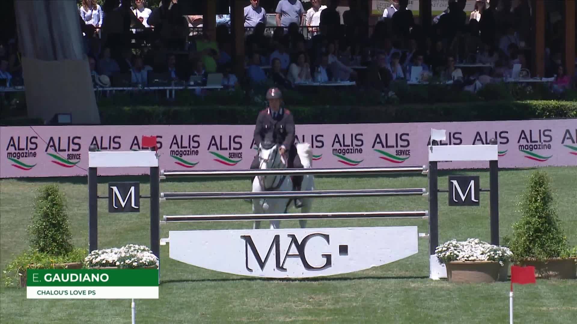 Emanuele Gaudiano avec Chalou's Love Ps - CSIO 5* Rome 2025 - Manche 1