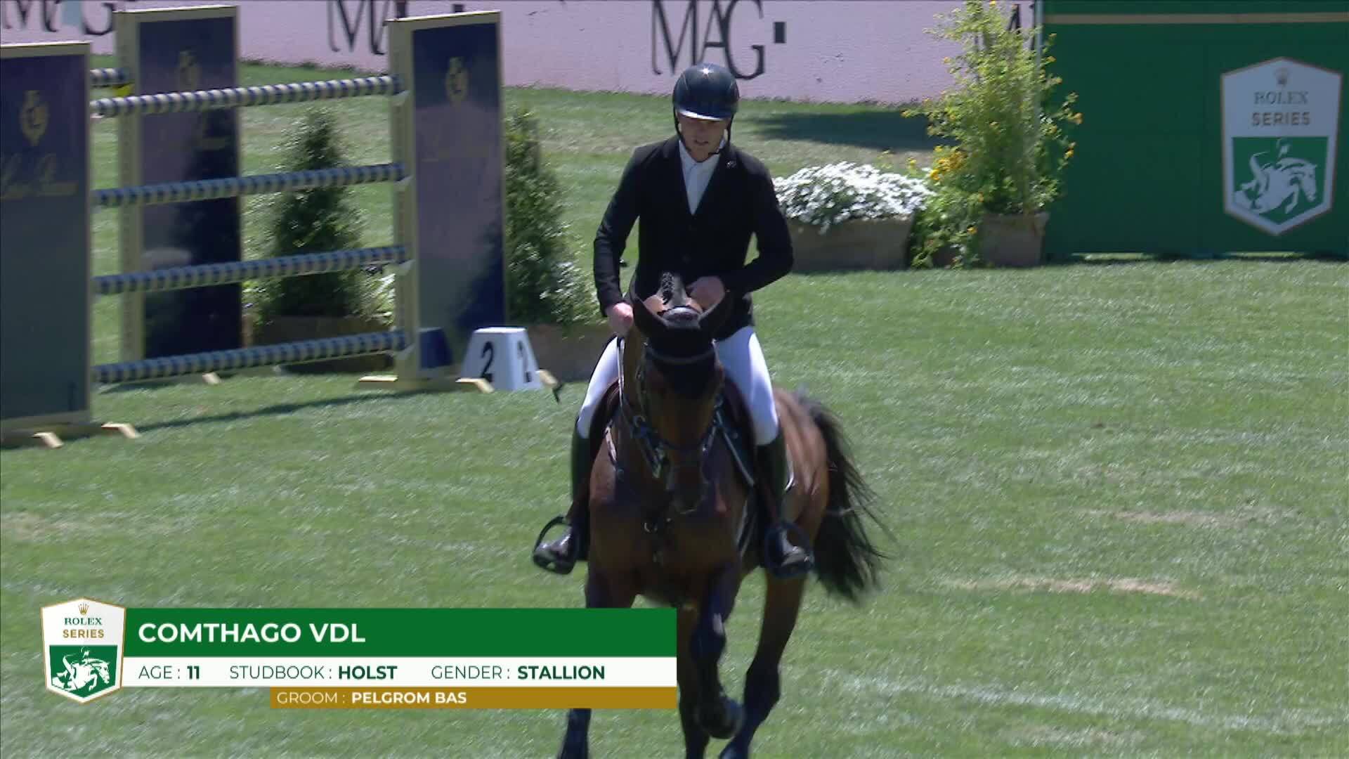 Hessel Hoekstra avec Comthago Vdl - CSIO 5* Rome 2025 - Manche 1