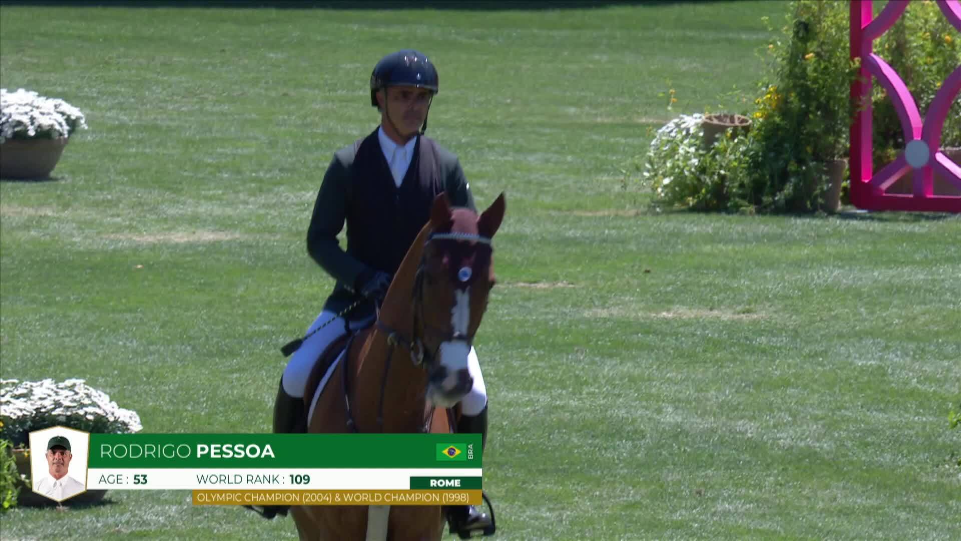 Rodrigo Pessoa avec Major Tom - CSIO 5* Rome 2025 - Manche 1