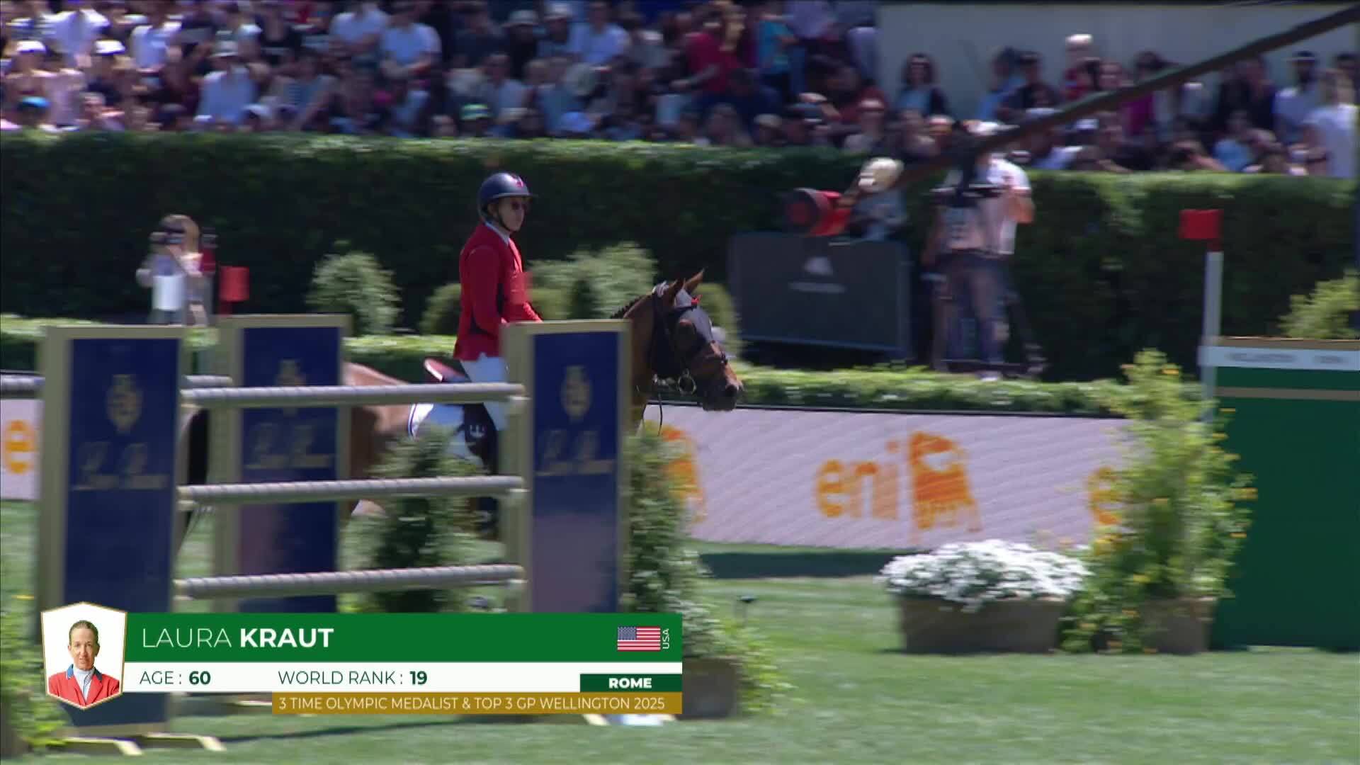 Laura Kraut avec Bisquetta - CSIO 5* Rome 2025 - Manche 1