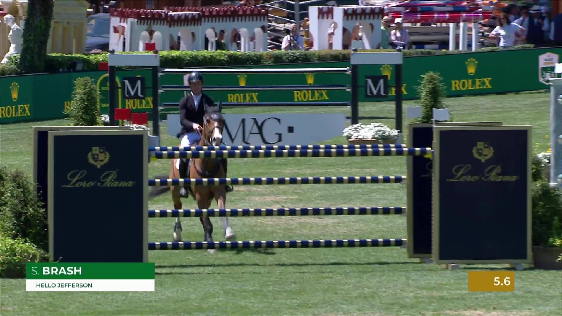 Scott Brash avec Hello Jefferson - CSIO 5* Rome 2025 - Manche 1