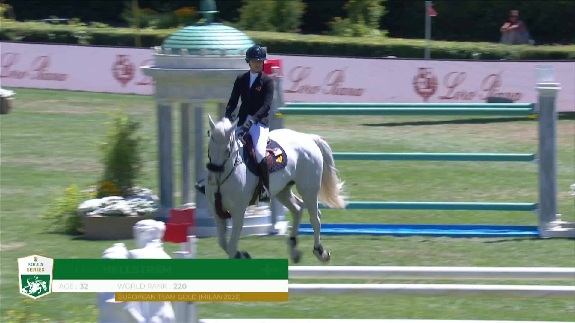 Wilma Hellström avec Cicci Bjn - CSIO 5* Rome 2025 - Manche 1