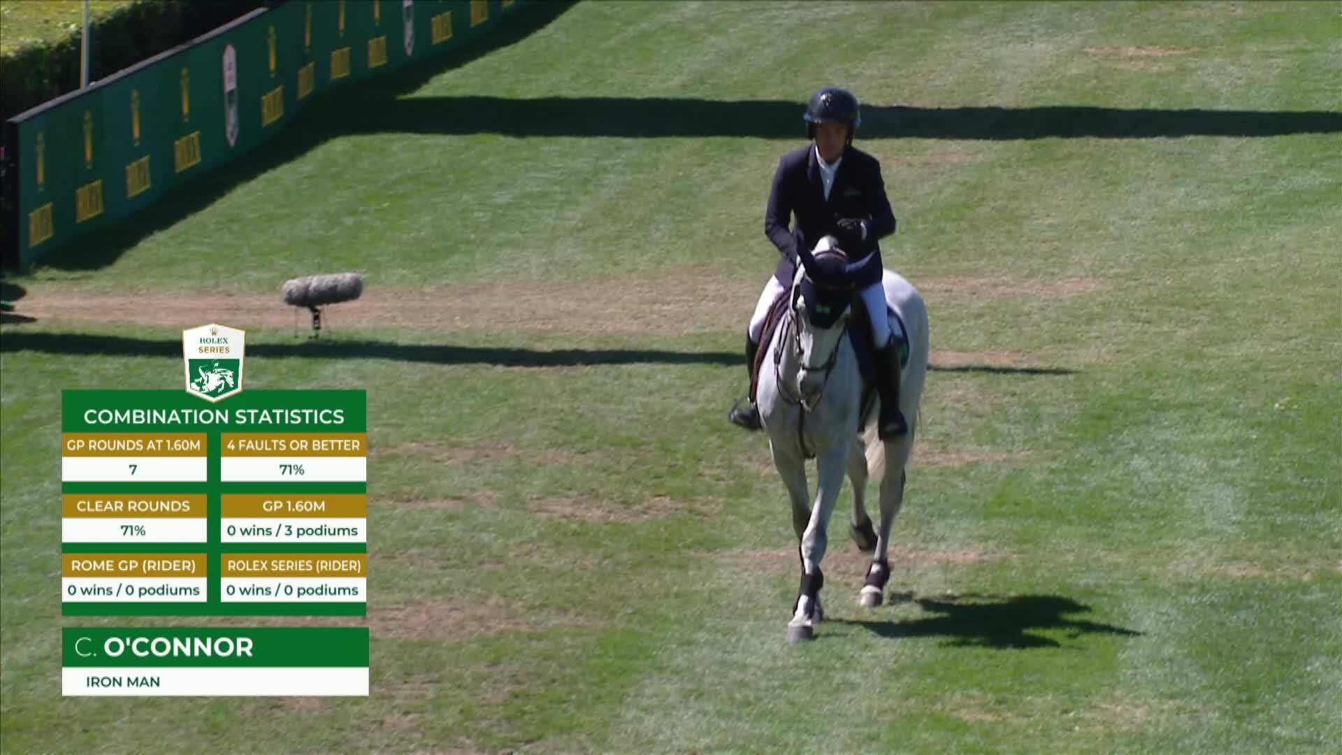 Cian O'Connor avec Iron Man - CSIO 5* Rome 2025 - Manche 2