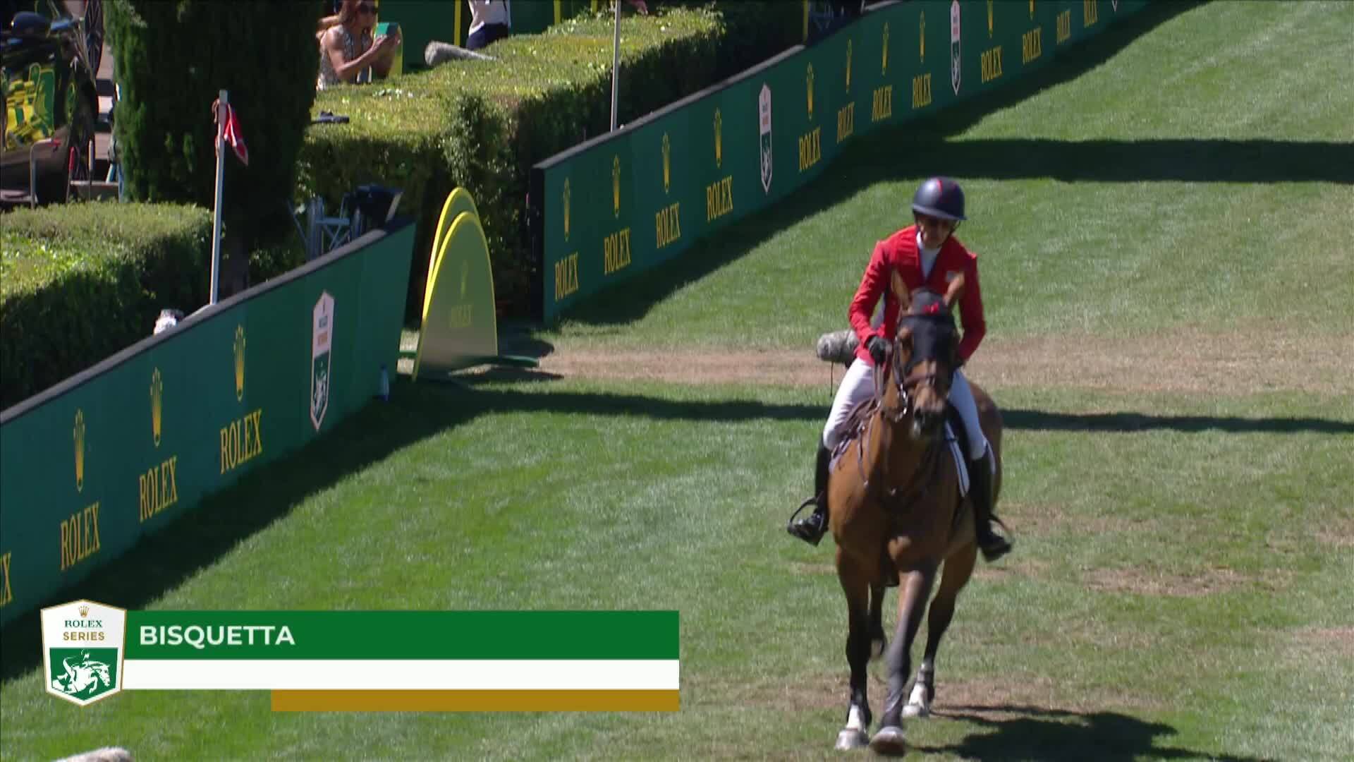 Laura Kraut avec Bisquetta - CSIO 5* Rome 2025 - Manche 2