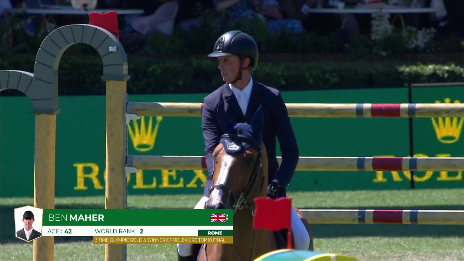 Ben Maher avec Point Break - CSIO 5* Rome 2025 - Manche 2