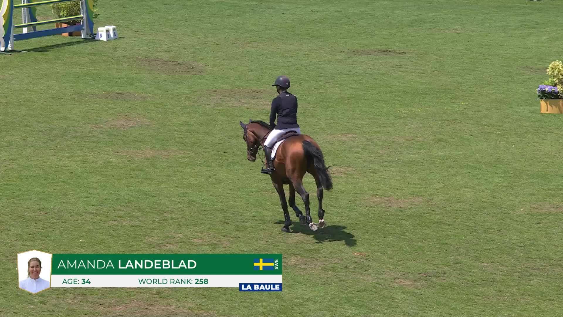 Amanda Landeblad avec Springfield 21 - CSIO 5* La Baule 2025 - Manche 1