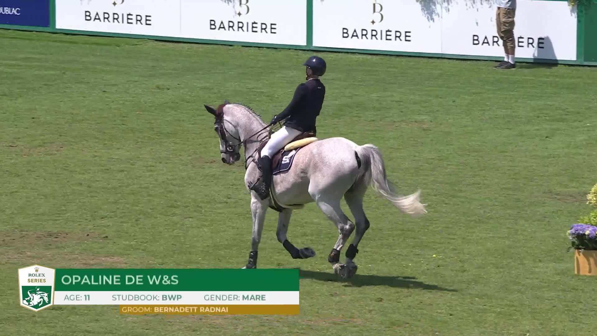 Petronella Andersson avec Opaline de W&s - CSIO 5* La Baule 2025 - Manche 1
