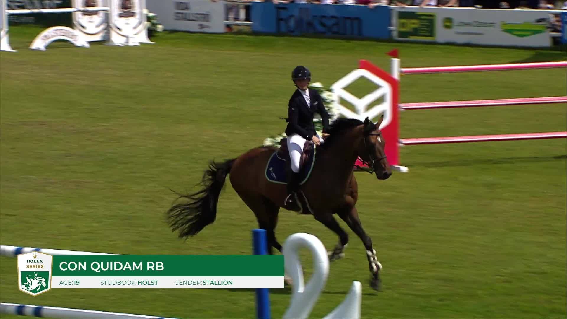 Sanne Thijssen avec Con Quidam Rb - CSIO 5* Falsterbo 2025 - Manche 1
