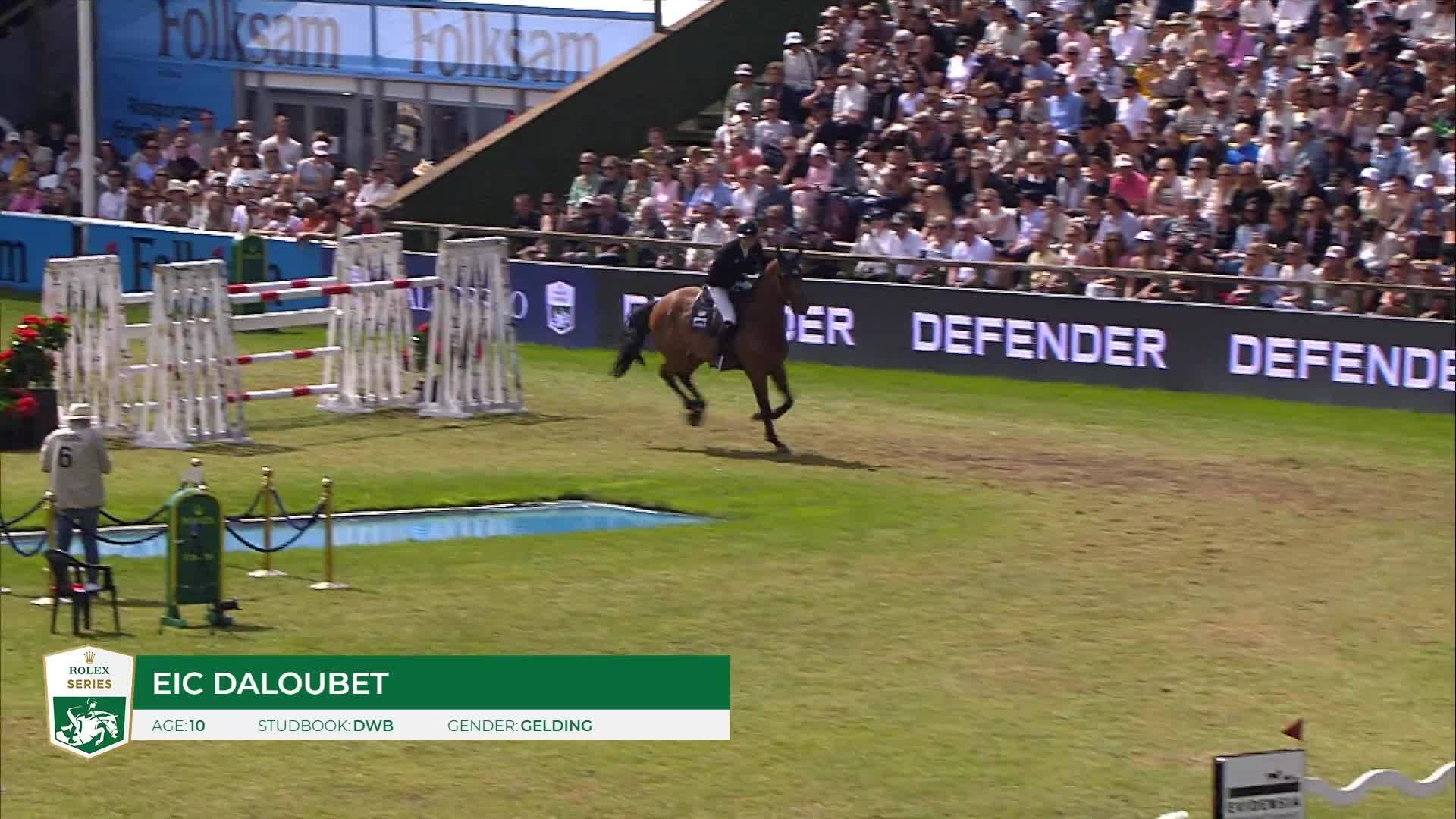 Max Kühner avec Eic Daloubet - CSIO 5* Falsterbo 2025 - Manche 1