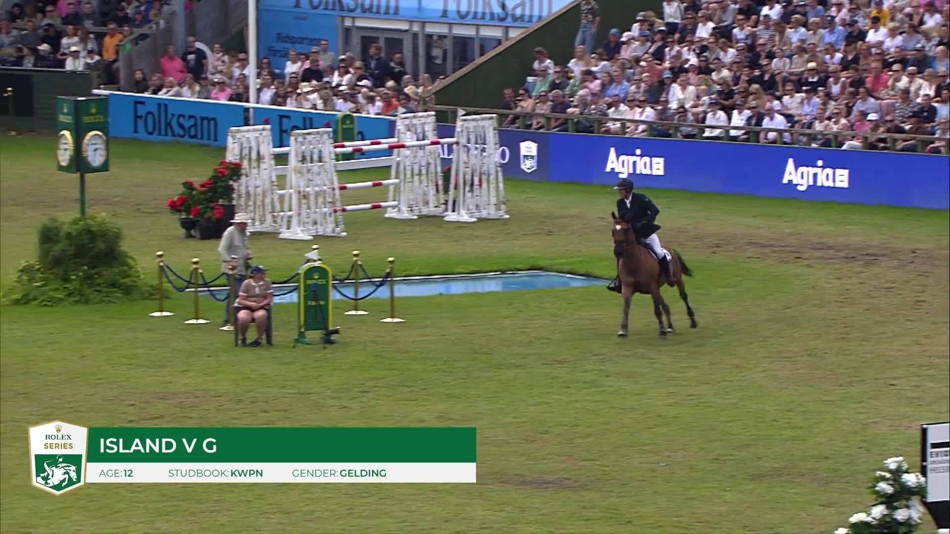 Geir Gulliksen avec Island V G - CSIO 5* Falsterbo 2025 - Manche 1