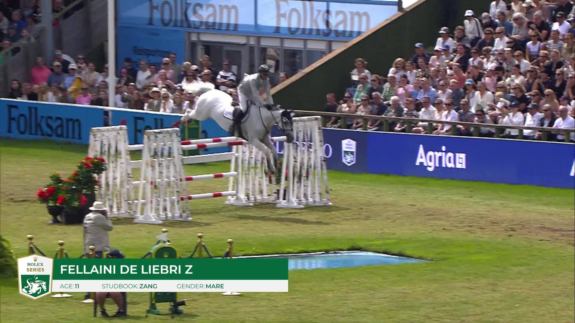 Marcus Westergren avec Fellaini de Liebri Z - CSIO 5* Falsterbo 2025 - Manche 1