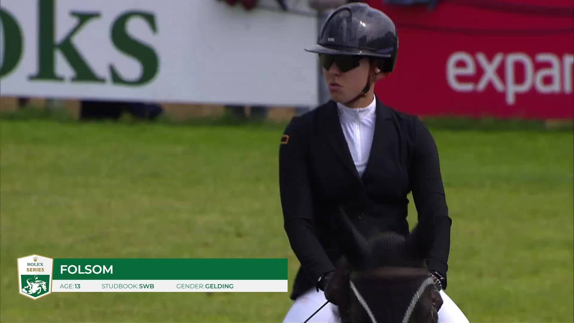 Amanda Eriksson avec Folsom - CSIO 5* Falsterbo 2025 - Manche 1