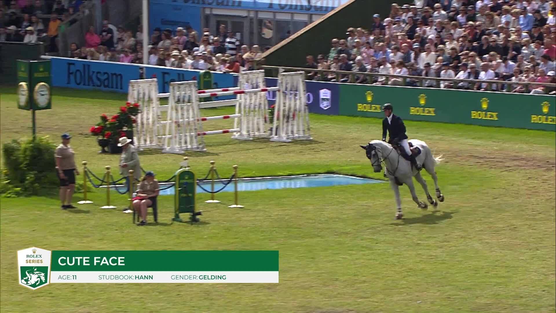 Jason Foley avec Cute Face - CSIO 5* Falsterbo 2025 - Manche 1