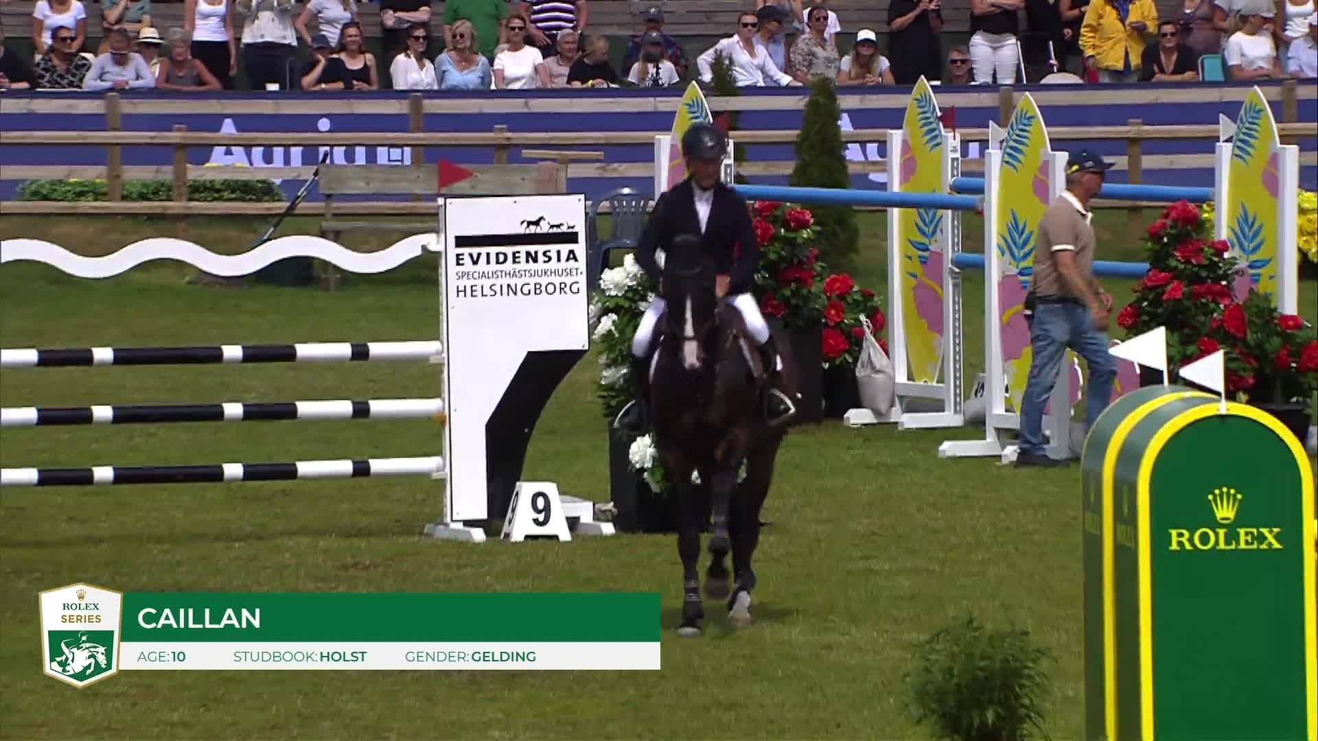 Rolf-göran Bengtsson avec Caillan - CSIO 5* Falsterbo 2025 - Manche 1