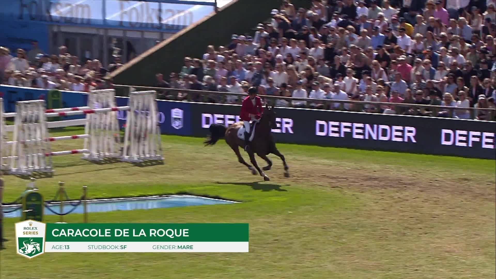 Karl Cook avec Caracole de la Roque - CSIO 5* Falsterbo 2025 - Manche 1